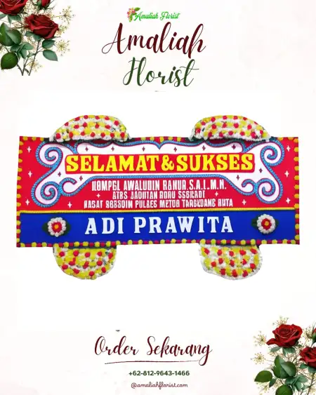 Papan Bunga Ucapan Selamat Puspahiang