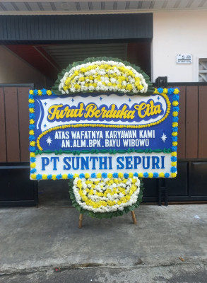Papan Bunga Duka di Puspahiang