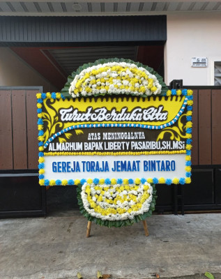 Papan Bunga Duka di Puspahiang